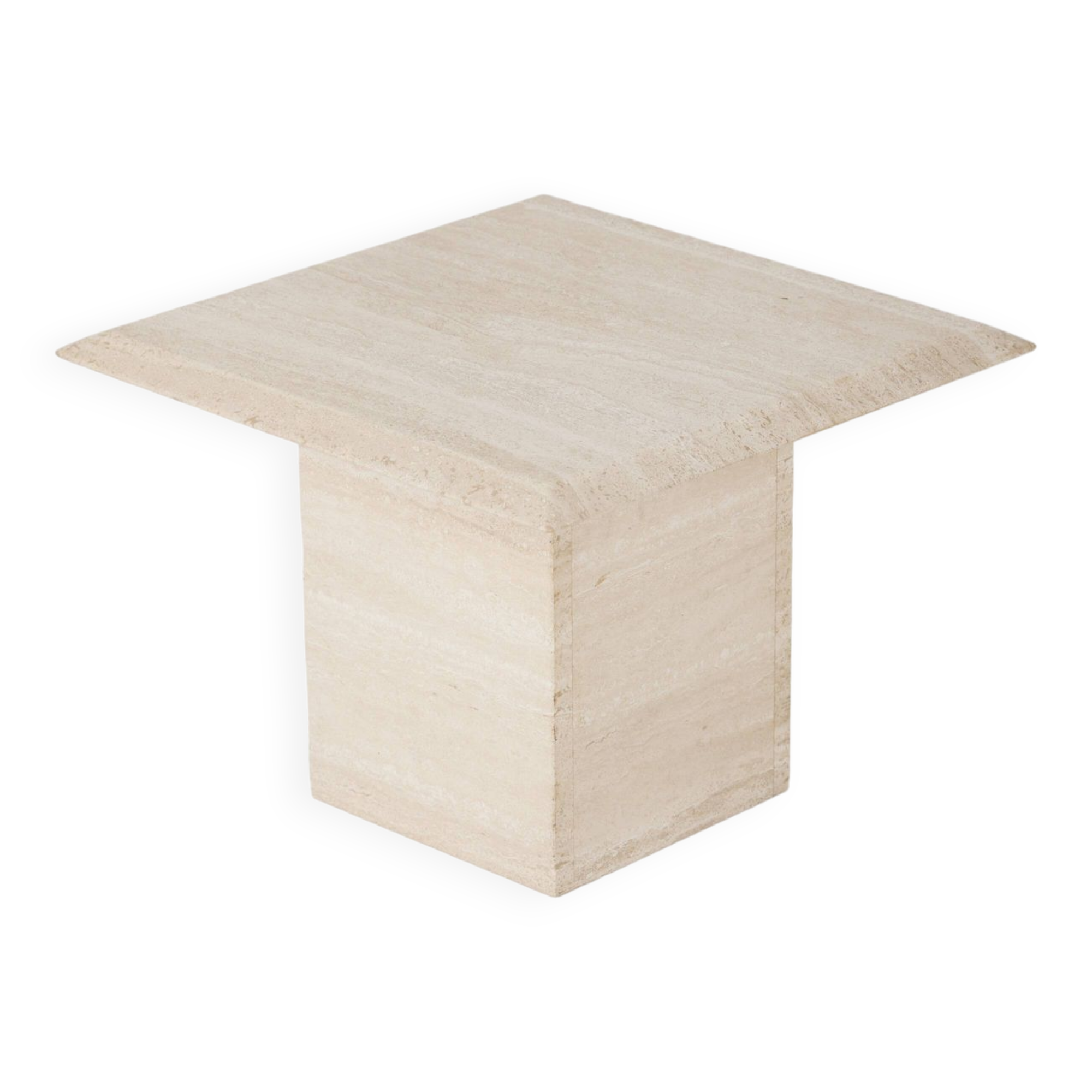 Travertine coffee table or side table
