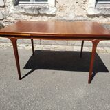 Table scandinave teck extensible