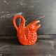 Antique ceramic lobster pitcher from the early 20th century.
