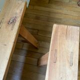 Pair of farm benches