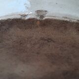 Old glazed sandstone pot