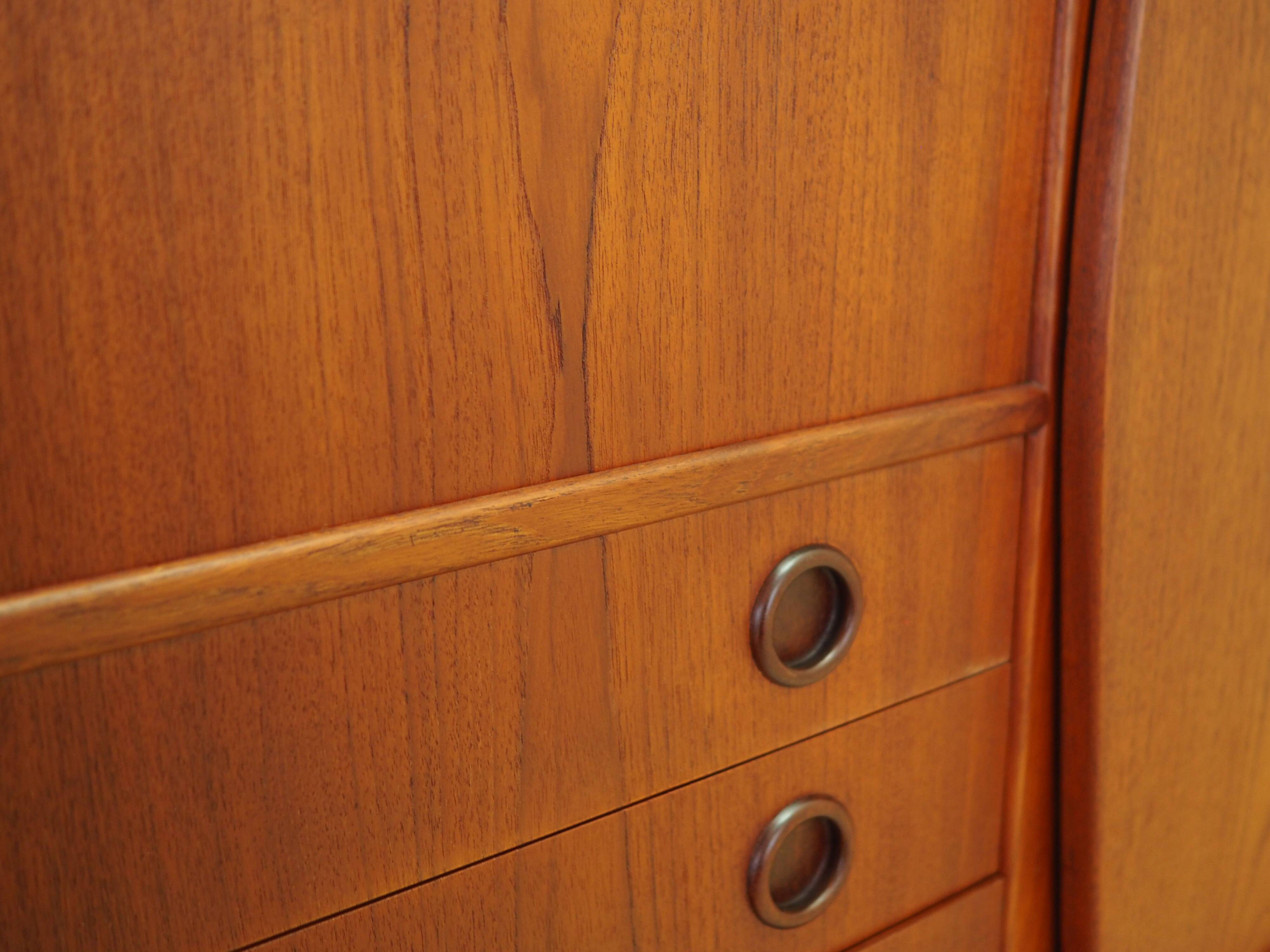 High teak sideboard, Danish design, 1970s, production: Denmark