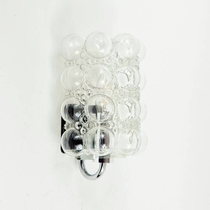 Mid-Century Bubble Glass Wall Lamps by Helena Tynell for Limburg, 1960s