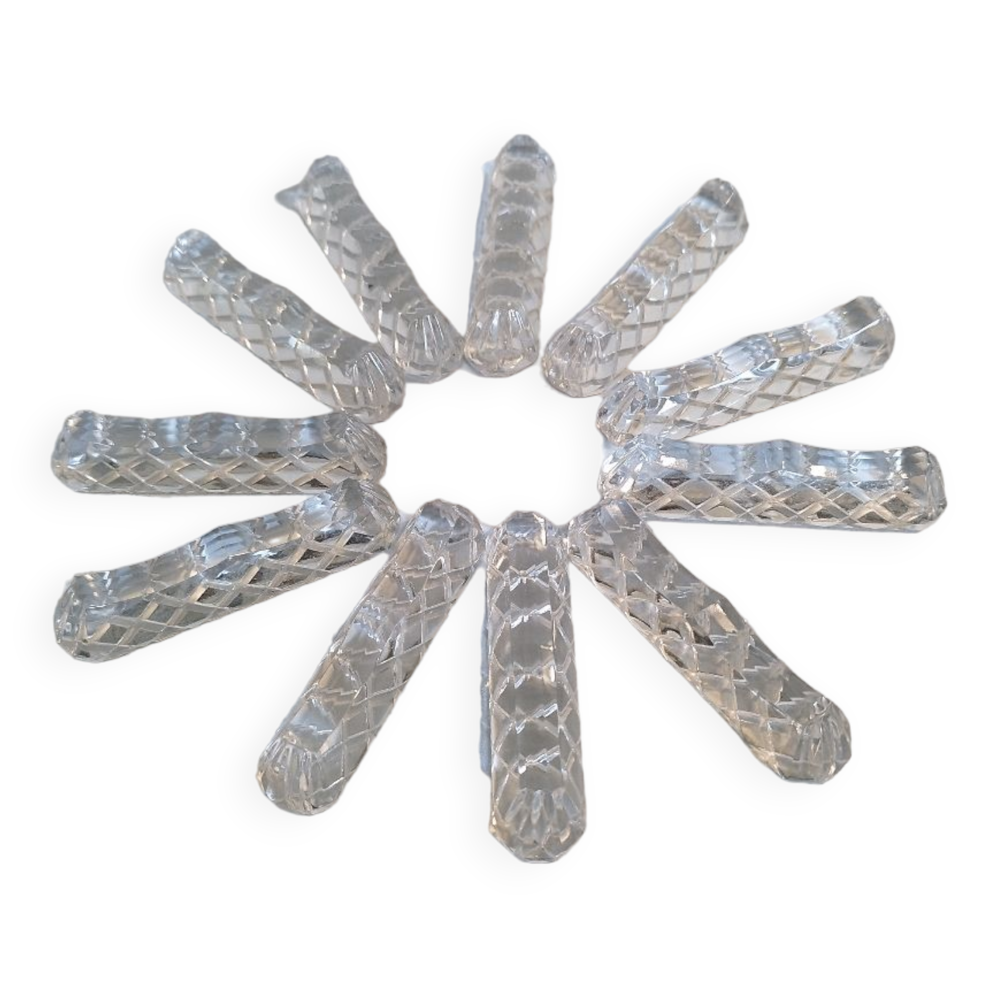 Crystal knife holder