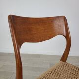 Scandinavian teak chairs Design Fristho Franecker vintage 1960s