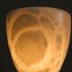 Mid Century table lamp in alabaster 1970