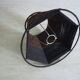 Small brown wool lampshade