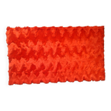 Pelfran rug, red zigzag, vintage 70s