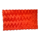 Pelfran rug, red zigzag, vintage 70s
