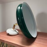 Green opaline wall light