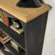 Oak bookcase shelf
