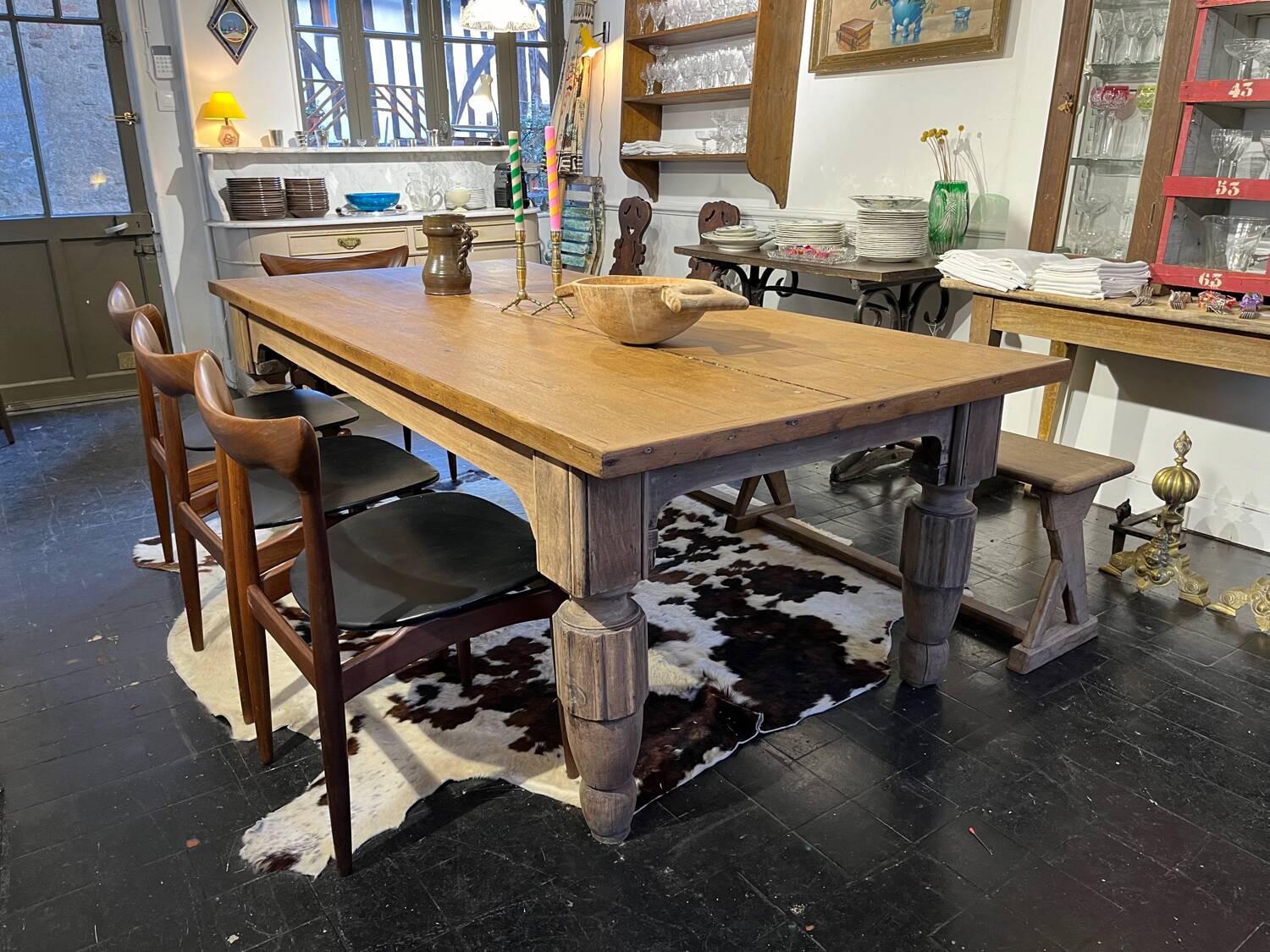 Grande table de ferme