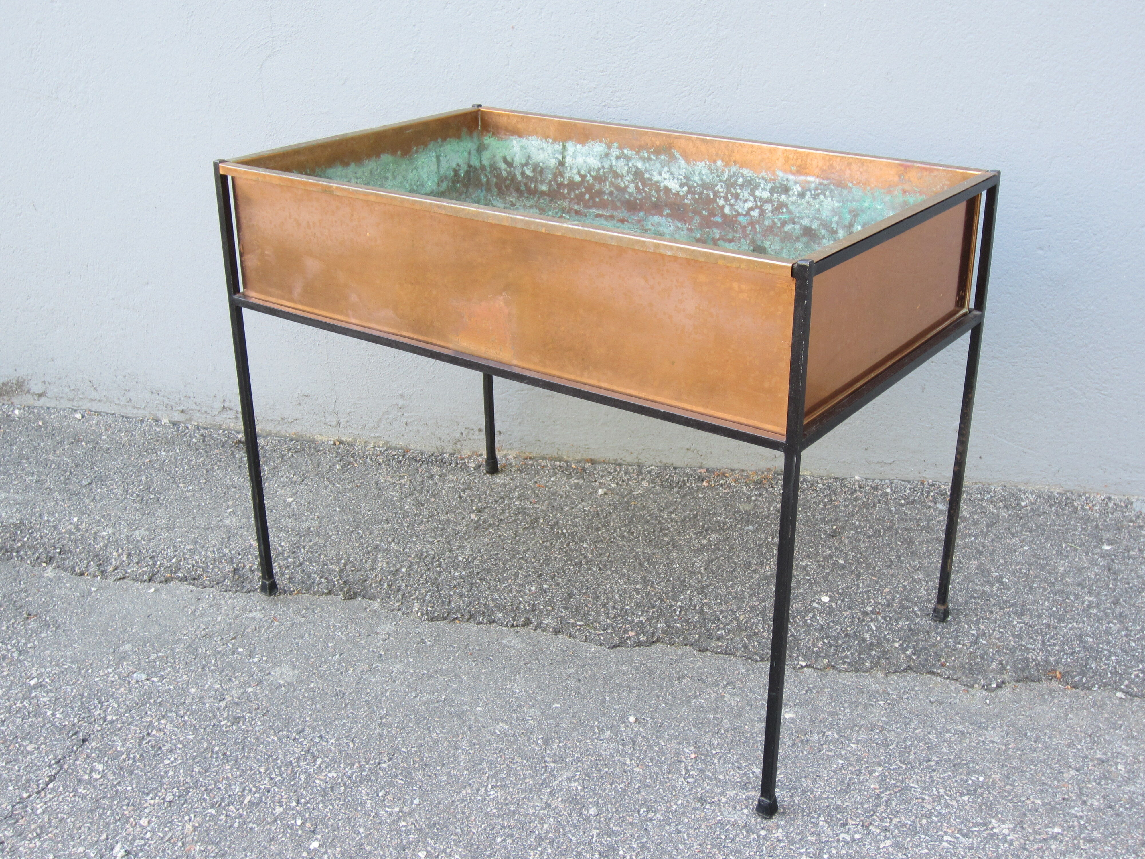 Scandinavian copper planter by Hans-Agne Jakobsson