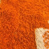 Handmade pure wool rug, size 150x250 cm.