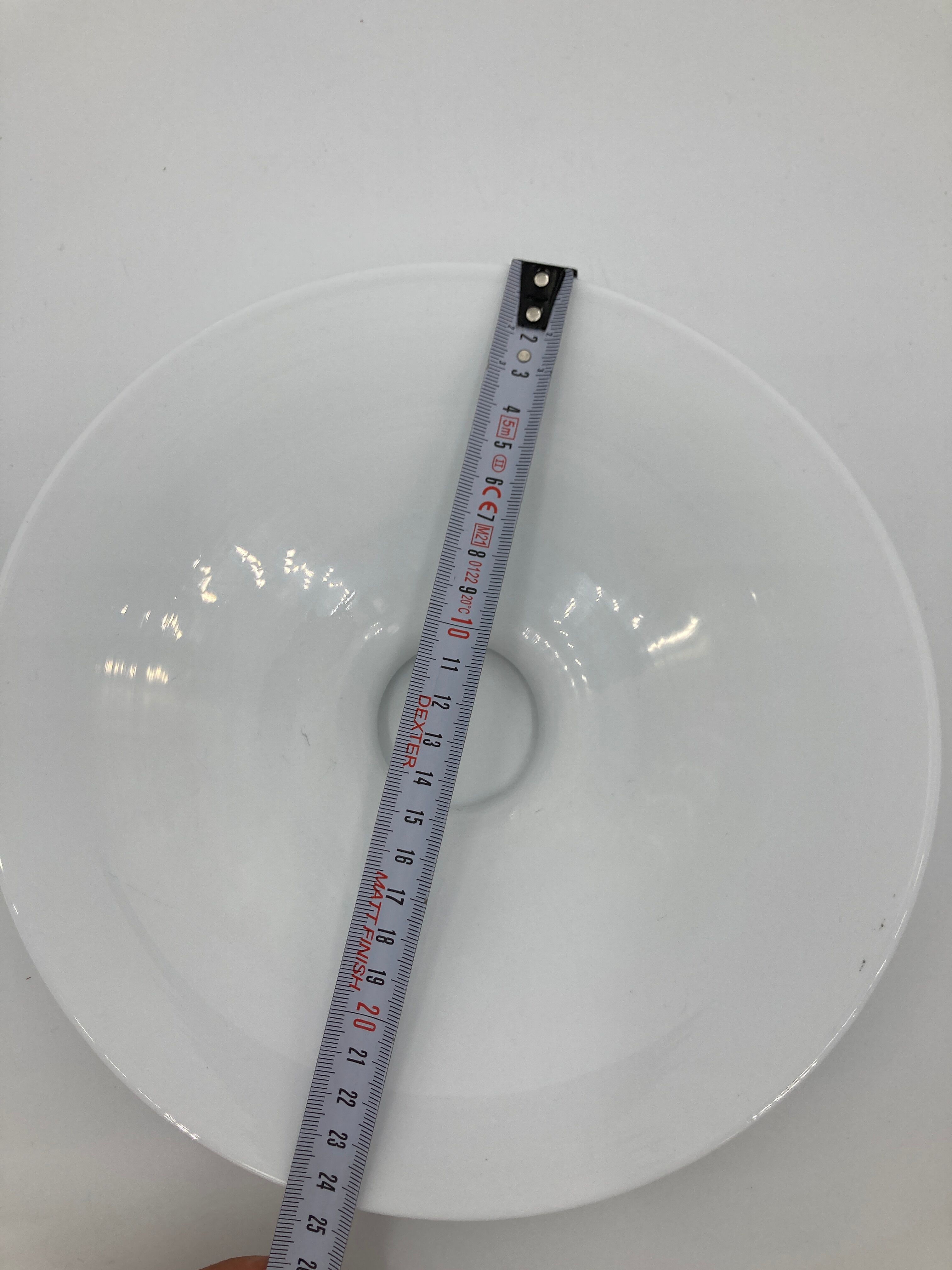 Glass opaline cake 25 cm