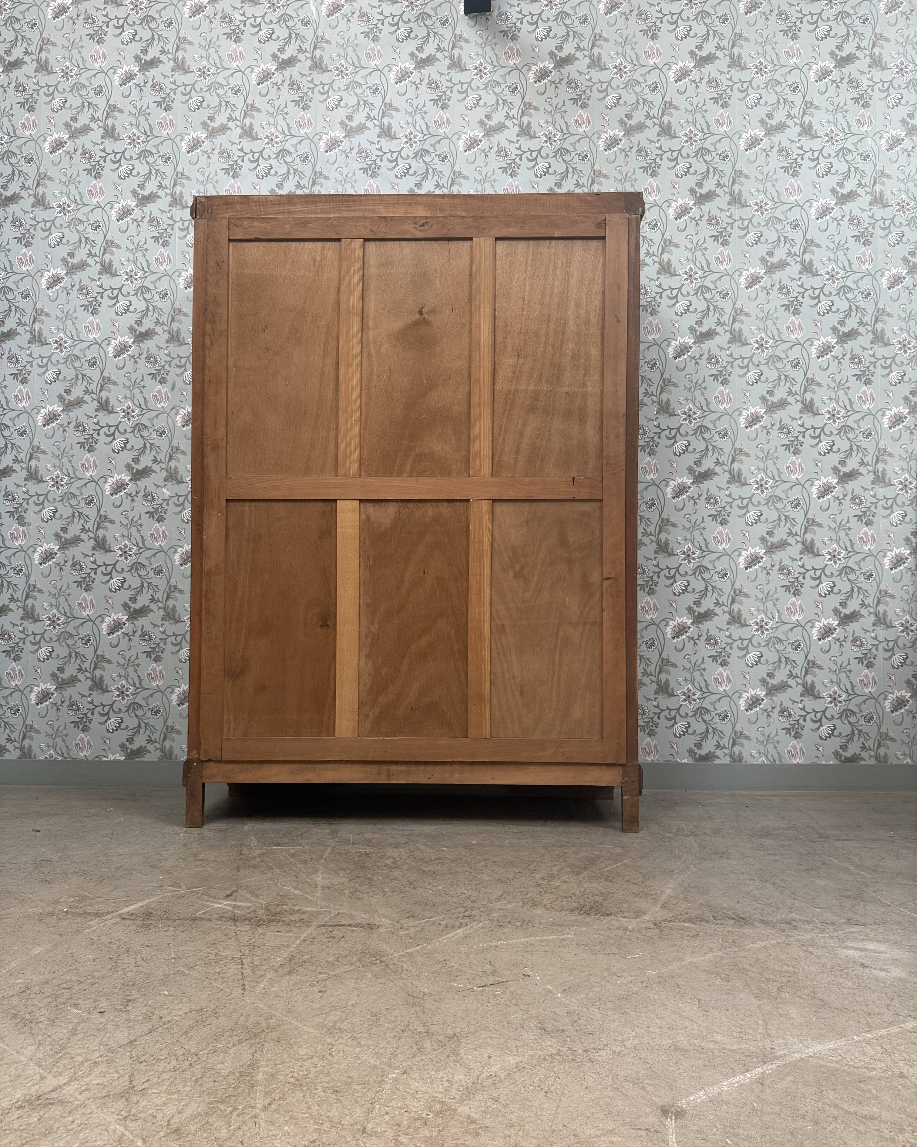 Armoire art déco trois portes (restaurée)