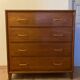 Commode vintage bois 4 tiroirs