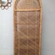 Vintage rattan bookcase