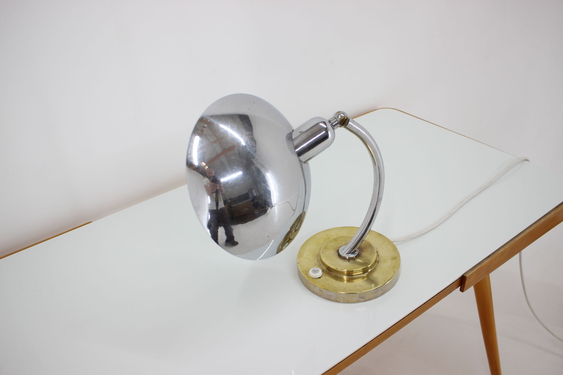 Mid-century metal table lamp, 1950´s.