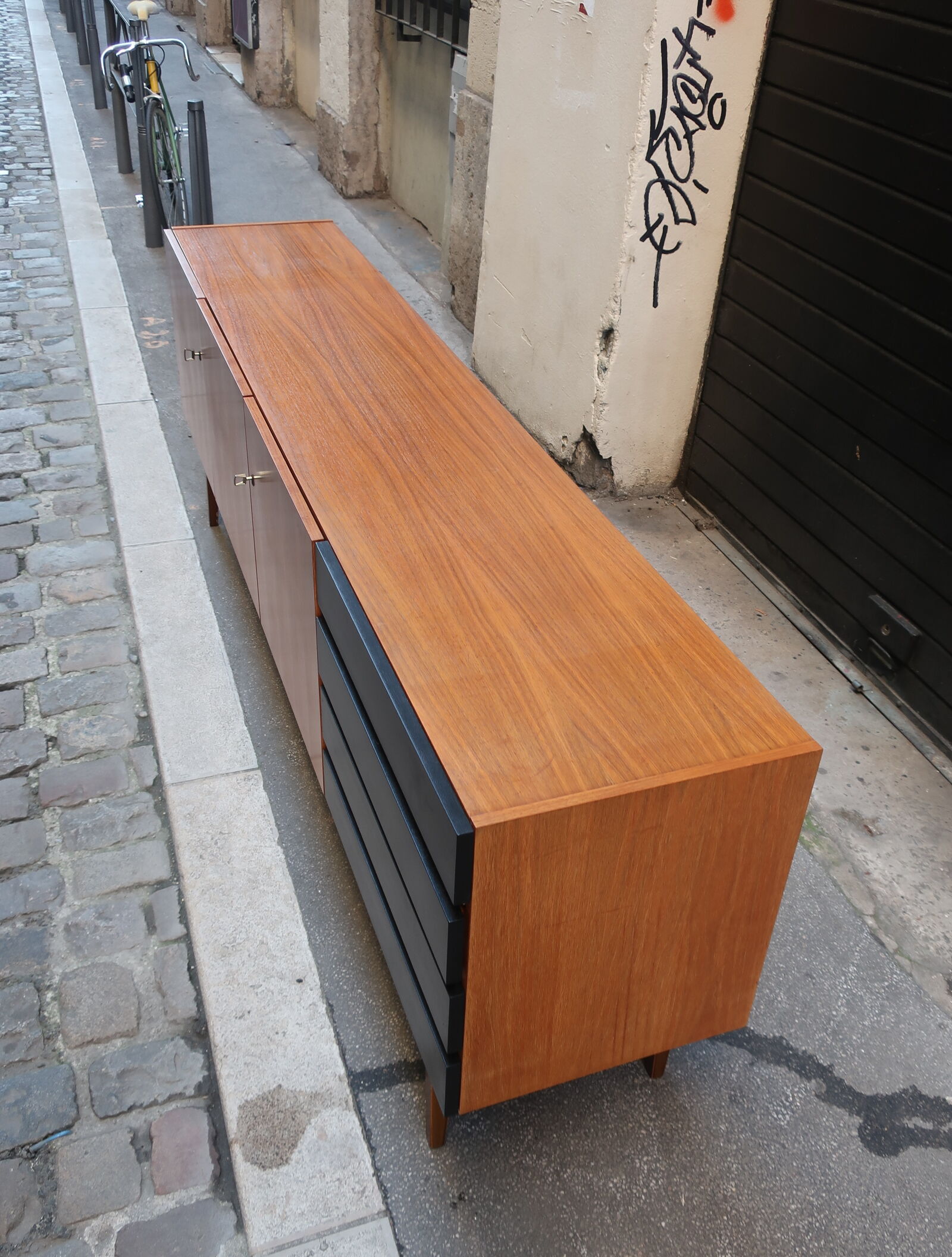 Swedish walnut sideboard  of Royal Board 1960s
