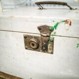 Gray wooden trunk