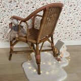 Wicker armchair