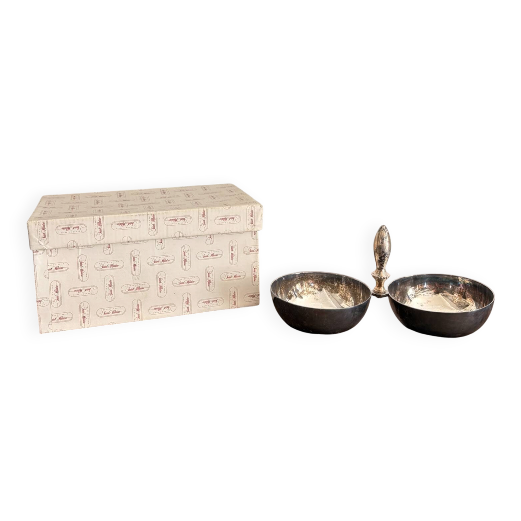 Mendiant Serviteur Plate Service Aperitif Silver-Plated Saint Hilaire
