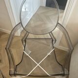 Kartell / LOUIS GHOST PLASTIC STACKABLE ARMCHAIR / SET OF 4