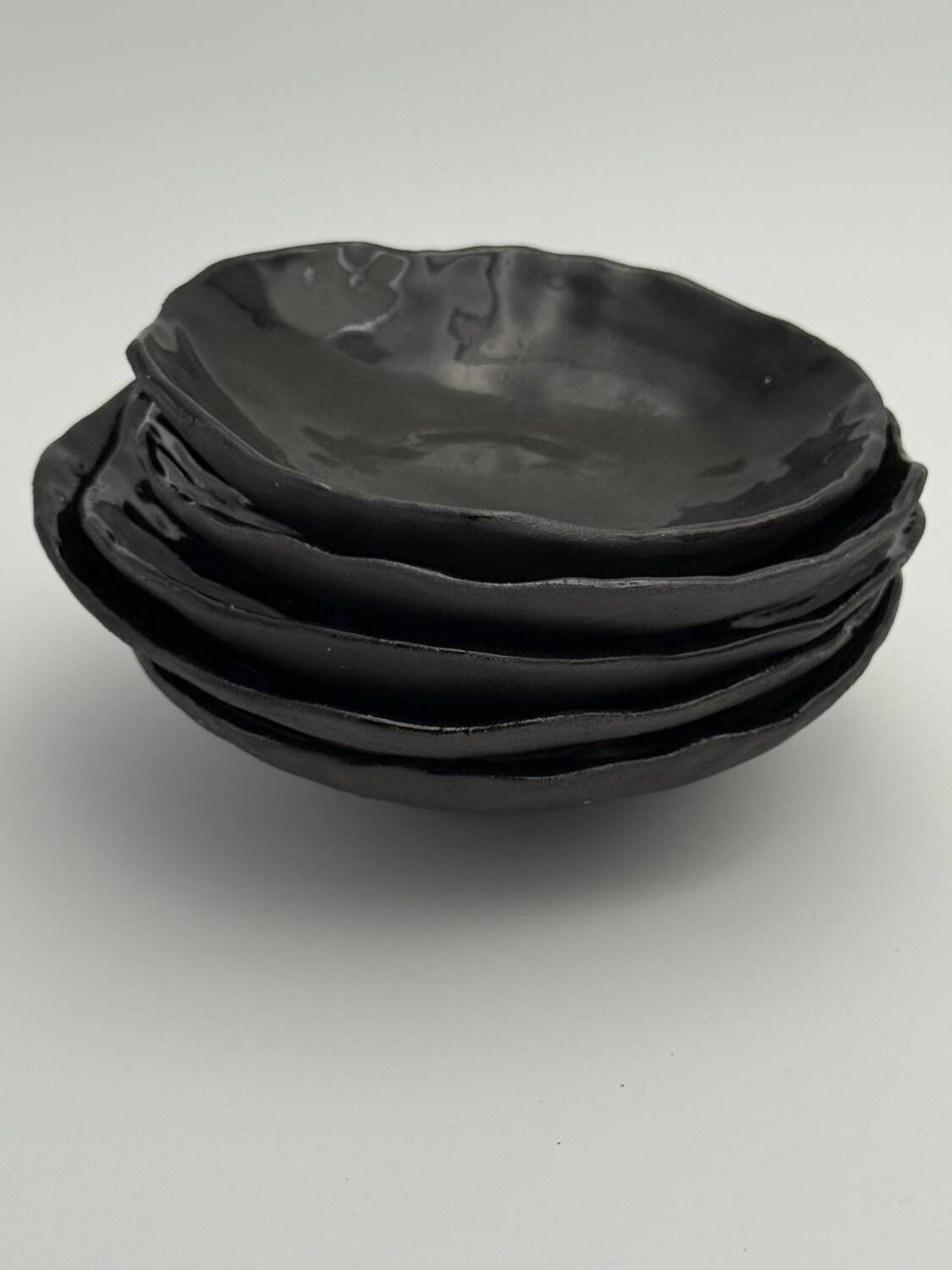 Coupelle grès noir