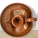 Yves Marian hand-turned ceramic candle holder