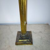 Lamp with bronze column in louis style XVI