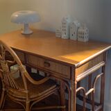 Rattan desk