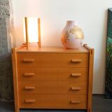 Lampe tripode ikea vintage verre soufflé