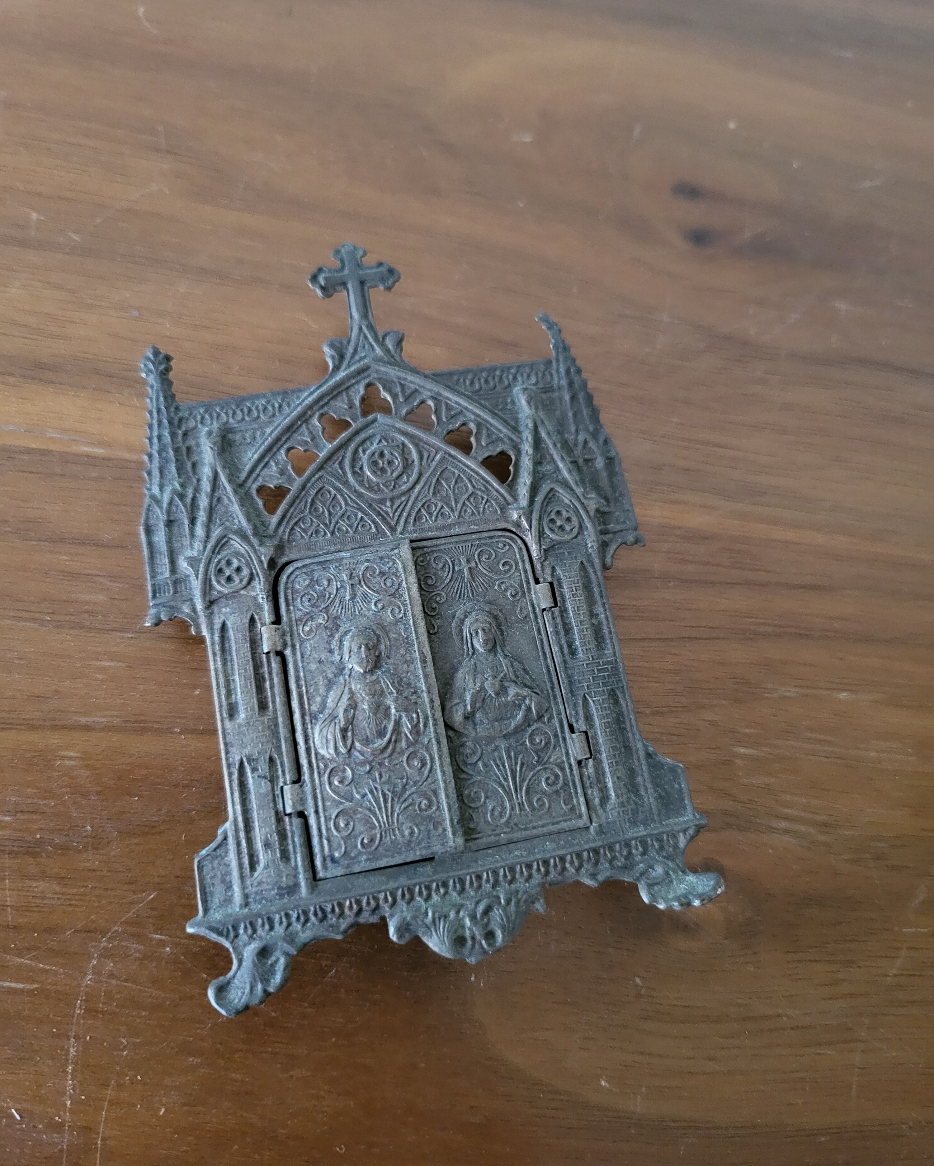 Ancient Travel Altar Saint Thérèse Reliquary Oratory