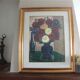 Old painting dahlias