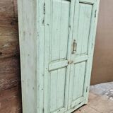 Ancienne armoire Art déco en teck birman