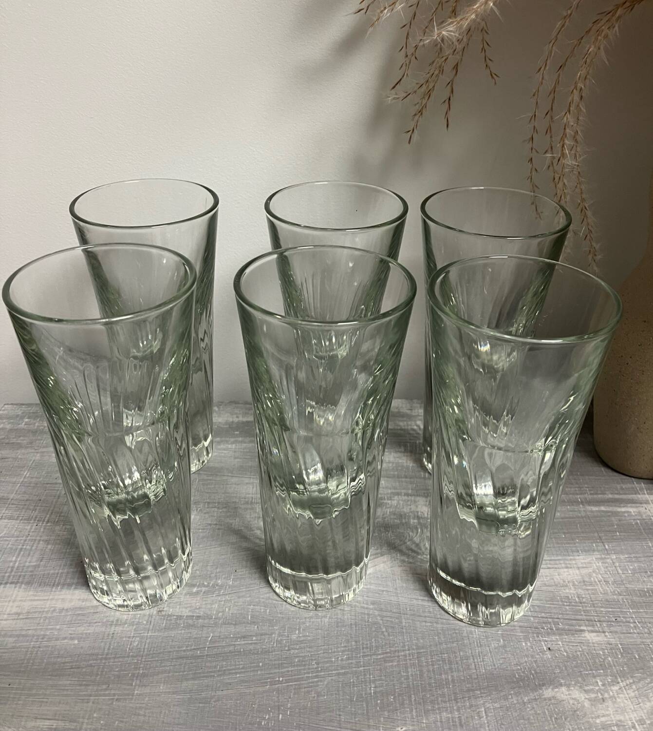 Vintage-Lot de 6 magnifiques verres-Bormioli Rocco