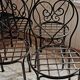 Vintage wrought iron chairs