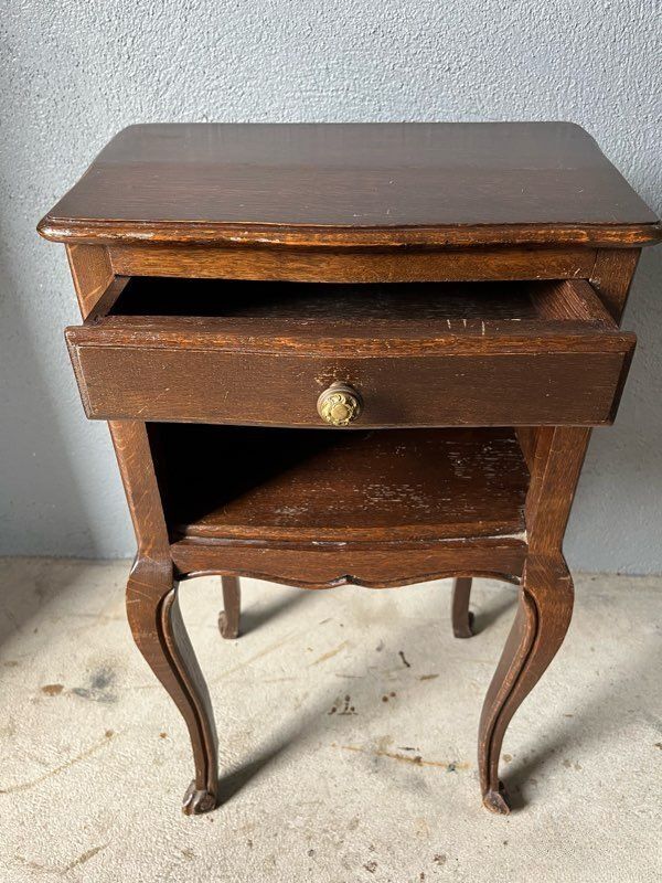 Antique bedside table