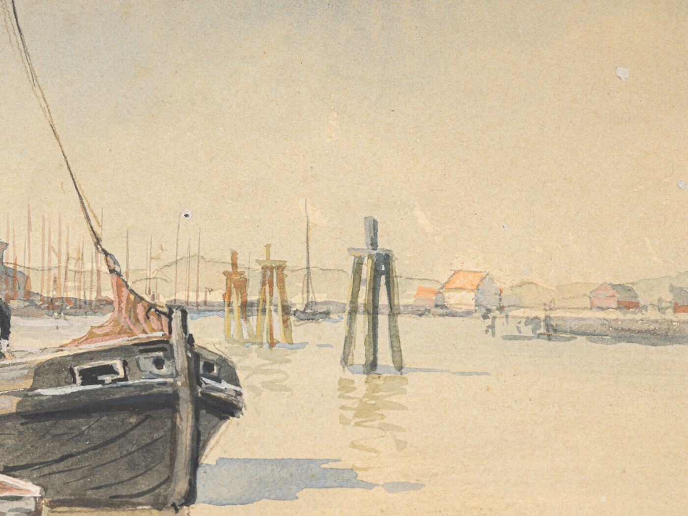 Norderney, Gouache on thick Paper, 46 x 45 cm