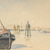 Norderney, Gouache on thick Paper, 46 x 45 cm