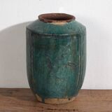 Antique turquoise green vase (circa 1820) #34