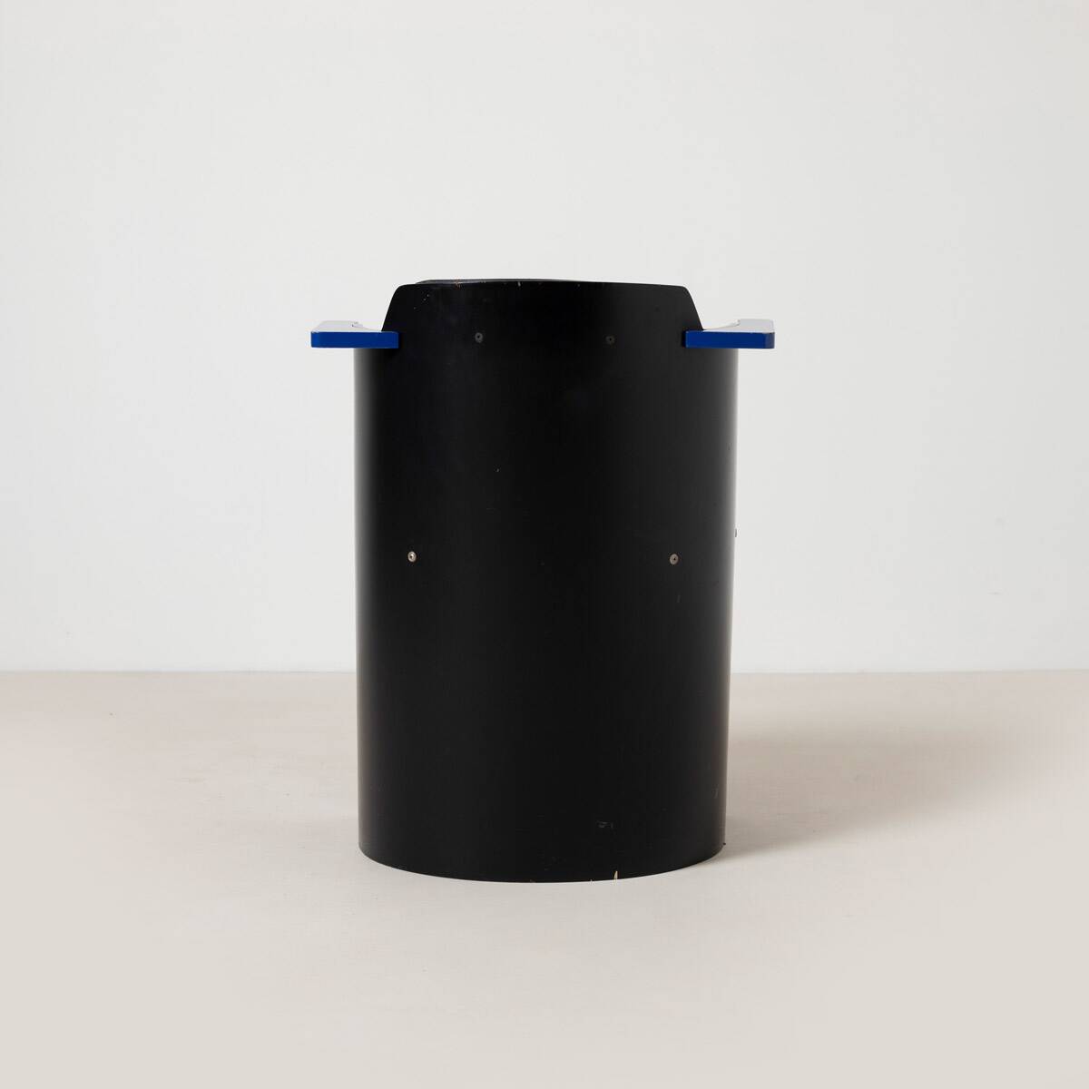 Bauhaus D61 Black and Blue Chair by El Lissitzky for Tecta, 1970s