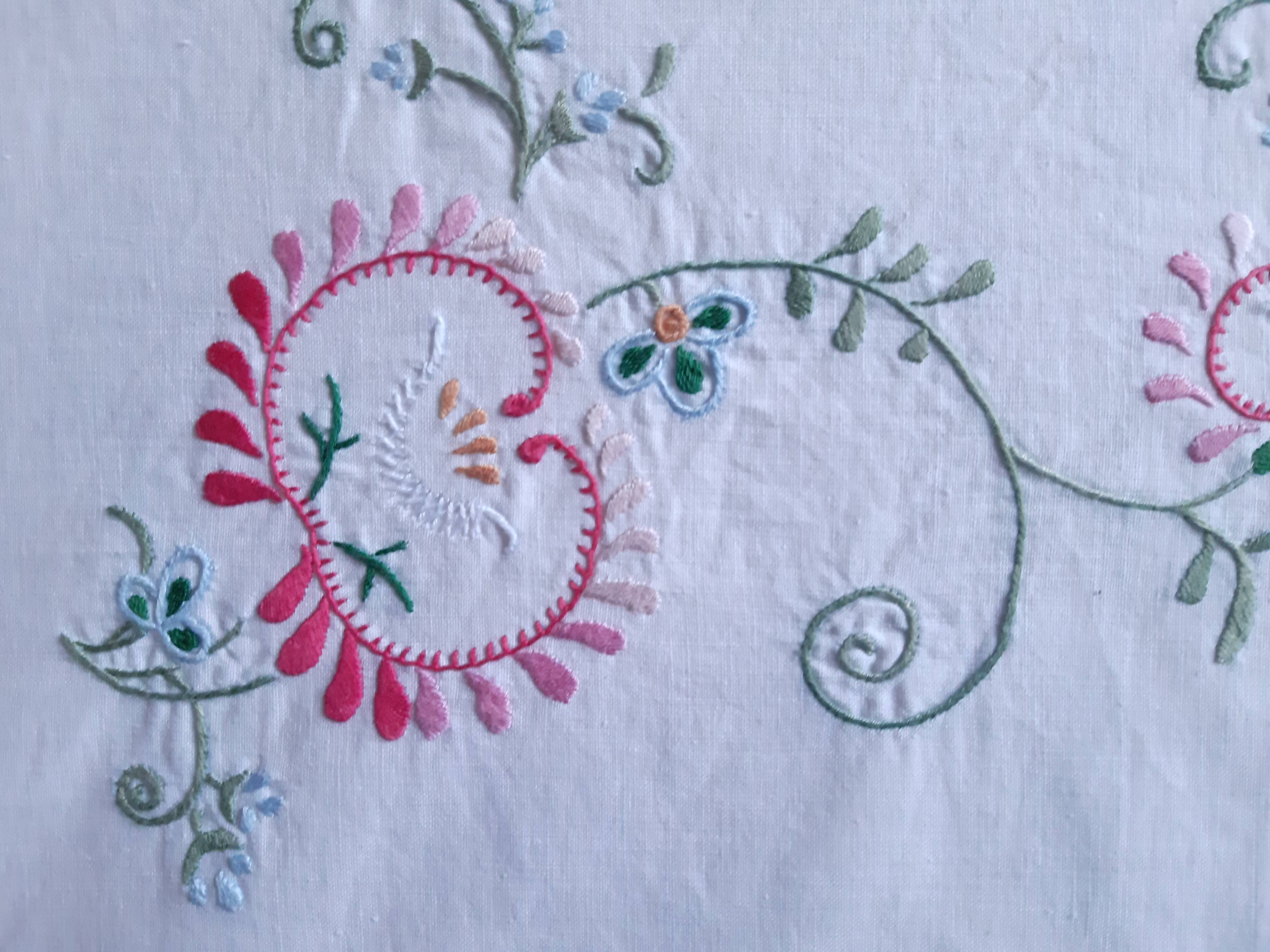 Nappe et 6 serviettes à thé