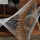 Suspension vintage bois et fils n2