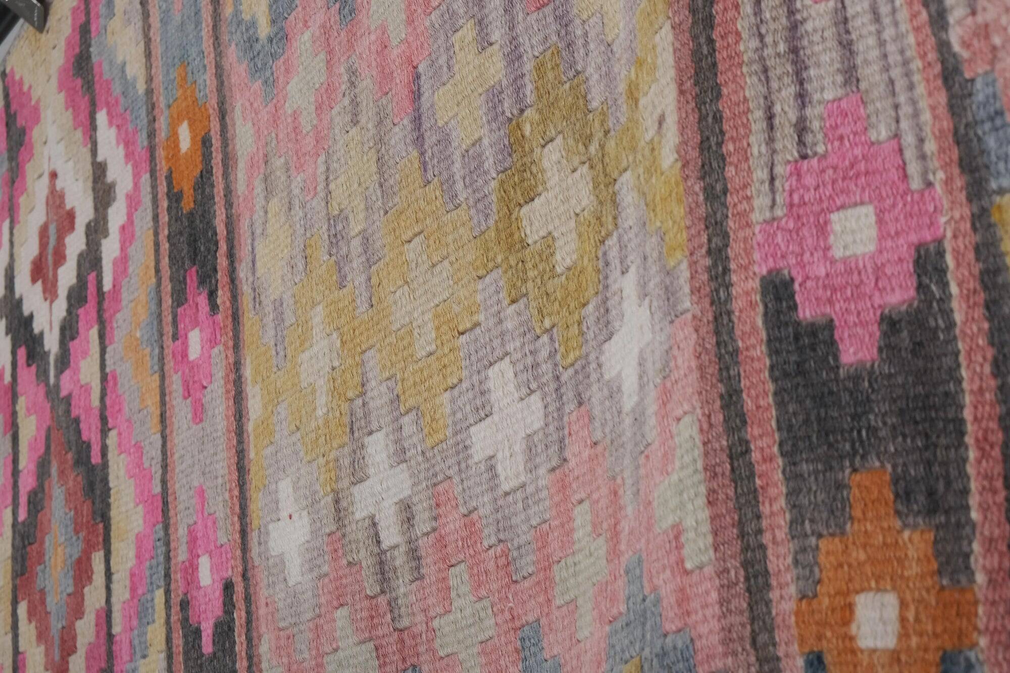 Tapis de couloir turc vintage 76x372 cm