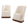 Louis Sognot pair of modernist armchairs in walnut and alpaca, 1927