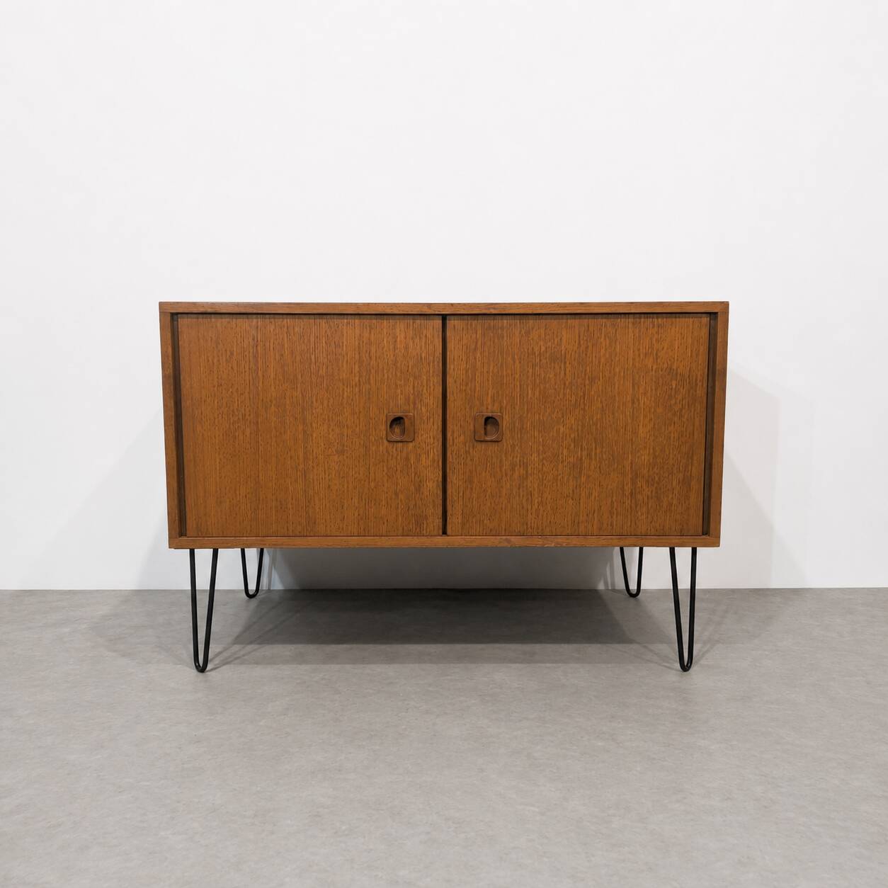 Vintage MDK lowboard in teak, Belgium, 1960s.