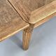 Rectangular dining table in oak and extendable early twentieth century