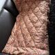 Vintage duvet/bedspread with a paisley pattern.